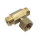 Racord T GPL M20x1,5 cu 1 filet interior și 2 filete exterioare pentru regulator de presiune