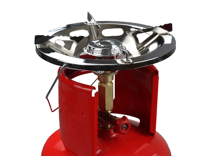 Butelie GPL camping cu arzator, din metal, 5 litri Butelie GPL camping cu arzator, din metal, 5 litri