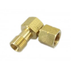 CONECTOR LA 90 GRADE 1/4" ARAGAZ -> FURTUN DE GAZ