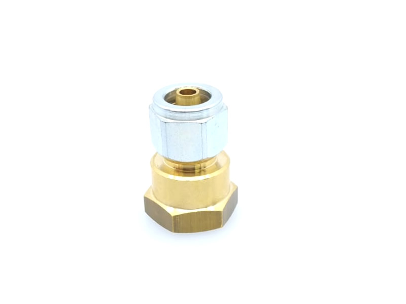 CONECTOR DREPT FILET INTERIOR M 20×1.5 LA CONDUCTA FLEXIBILA D.8 MM (PT. REGULATOR TRUMA)