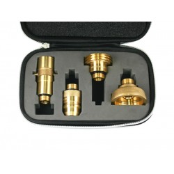 SET 4 ADAPTOARE ALIMENTARE GPL BUTELIE RULOTA W21,8x1/14 (DISH, ACME, BAIONETA, EUROCONECTOR)