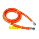 Furtun pentru gaz, de medie presiune GOK (thermoplastic) 2 x 1/4" - 1500 mm