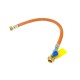 Furtun pentru gaz, de inalta presiune GOK Caramatic ConnectDrive cu supapa de siguranta PS 30 bar G.12 (KLF) x M20 x 1,5 - 450 mm