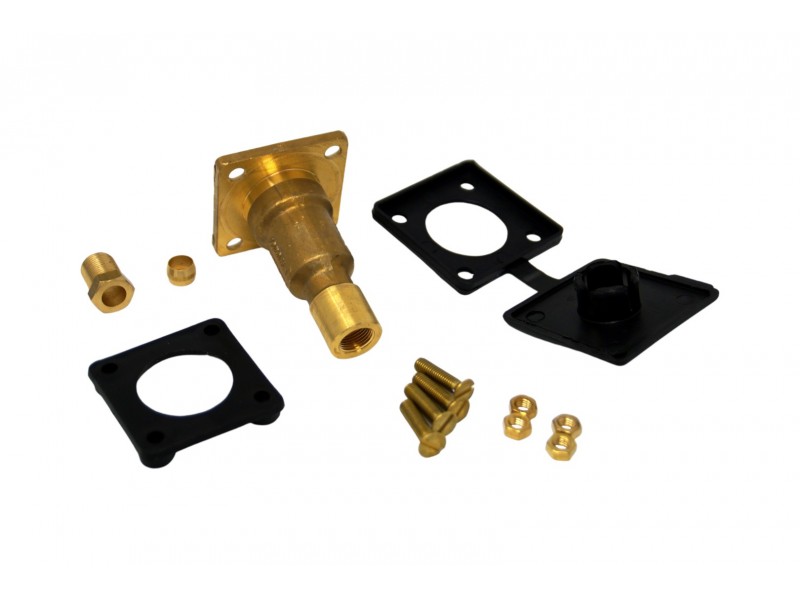PRIZA DE ALIMENTARE CU GPL EXTERNA PT. RULOTA  - CONECTOR DREPT - FILET INTERIOR W21,8 (PT. CONDUCTA 8 MM)