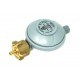 Regulator de presiune gaz pentru butelie Romania, 50 mbari, 1,5 kg/h, iesire filet 1/4" 