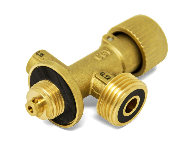 Valva de gaz GOK pentru butelie M16x1.5 (GAZ) x KLF SV