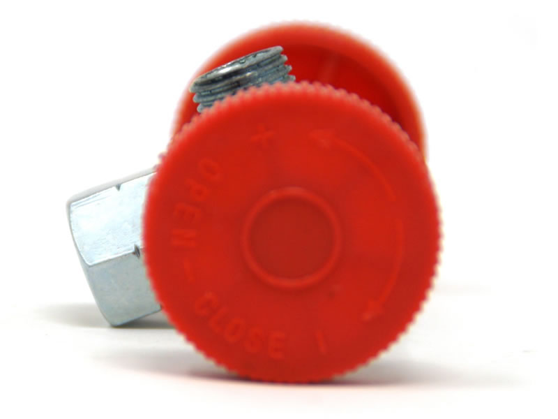 ROBINET 2 CAI PENTRU REGULATOR DE GAZ FILET 1/4"