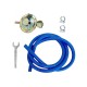 Kit regulator presiune gaz + garnitura, 2 metri furtun gaz, 2 coliere + cheie Kit regulator presiune gaz + garnitura, 2 metri furtun gaz, 2 coliere + cheie