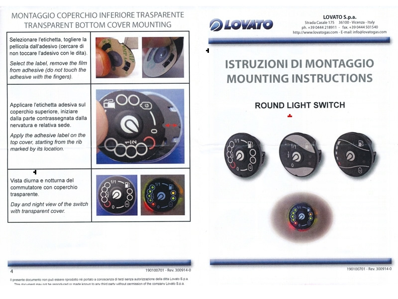 Comutator GPL Lovato Easy Fast rotund Comutator GPL Lovato Easy Fast rotund