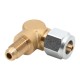 CONECTOR M10x1 LA 90º GRADE CONDUCTA FLEXIBILA D.6 MM