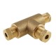 RACORD T Ø6X6X6 MM PT. CONDUCTA DE CUPRU
