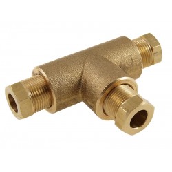 RACORD T Ø8X8X8 MM PT. CONDUCTA DE CUPRU RACORD T Ø8X8X8 MM PT. CONDUCTA DE CUPRU