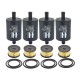 PACHET X 4 SET FILTRE GPL LANDI RENZO DACIA CU GPL DE FABRICA AN > 2020 