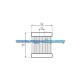 ELEMENT FILTRANT CU GARNITURI PT. FILTRU TARTARINI FGM03 ELEMENT FILTRANT CU GARNITURI PT. FILTRU TARTARINI FGM03