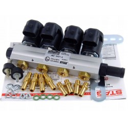 RAMPA INJECTOARE AC W01 (2 OHMI) - 4 CIL. RAMPA INJECTOARE AC W01 (2 OHMI) - 4 CIL.