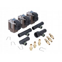 RAMPA INJECTOARE AC W03 (1,9 OHMI) - 3 CIL. (cu coturi)