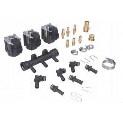 RAMPA INJECTOARE AC W03 (1,9 OHMI) - 3 CIL. (cu distribuitor)