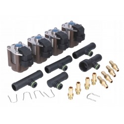 RAMPA INJECTOARE AC W03 (1,9 OHMI) - 4 CIL. (cu coturi)