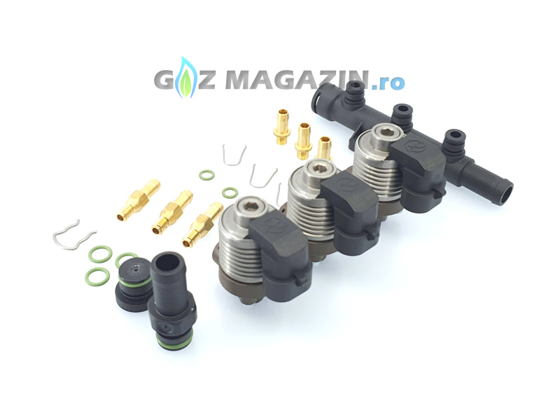 RAMPA INJECTOARE AC W031 BFC (1,9 OHMI) - 3 CIL. (cu distribuitor) RAMPA INJECTOARE AC W031 BFC (1,9 OHMI) - 3 CIL. (cu distribuitor)