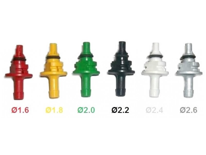 DUZA  Ø 2,0 VERDE CALIBRARE INJECTOR AEB (RP2SU, RP3SU, RP4SU)