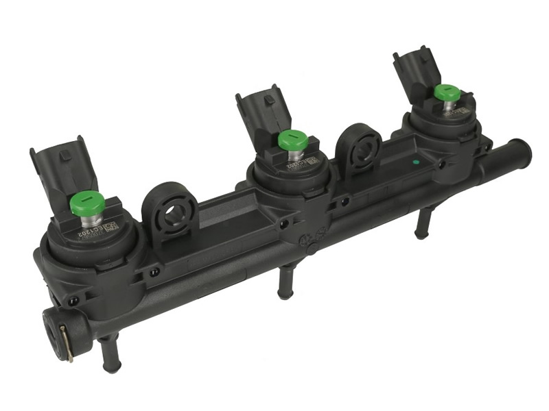 RAMPA 3 INJECTOARE LANDI RENZO GIRS 12 ECO EVO - VERDE + SENZOR PRESIUNE DELLORTO (CIRCUIT APA ANULAT) RAMPA 3 INJECTOARE LANDI RENZO GIRS 12 ECO EVO - VERDE + SENZOR PRESIUNE DELLORTO (CIRCUIT APA ANULAT)