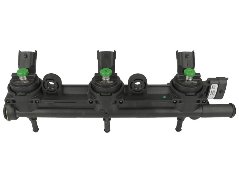 RAMPA 3 INJECTOARE LANDI RENZO GIRS 12 ECO EVO - VERDE + SENZOR PRESIUNE DELLORTO (CIRCUIT APA ANULAT) RAMPA 3 INJECTOARE LANDI RENZO GIRS 12 ECO EVO - VERDE + SENZOR PRESIUNE DELLORTO (CIRCUIT APA ANULAT)