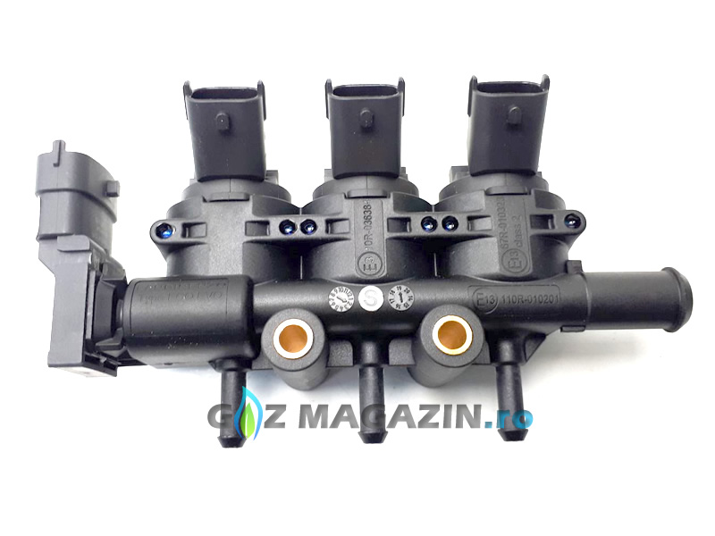 Rampa GPL 3 injectoare GIRS 12 gama Dacia - Renault cu gaz din fabrica Rampa GPL 3 injectoare GIRS 12 gama Dacia - Renault cu gaz din fabrica