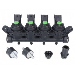 RAMPA 4 INJECTOARE LANDI RENZO GIRS 12 TIP S - VERDE RAMPA 4 INJECTOARE LANDI RENZO GIRS 12 TIP S - VERDE