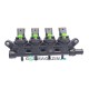 RAMPA 4 INJECTOARE LANDI RENZO GIRS 12 TIP S - VERDE RAMPA 4 INJECTOARE LANDI RENZO GIRS 12 TIP S - VERDE