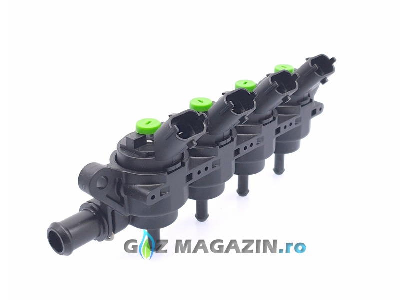 RAMPA 4 INJECTOARE LANDI RENZO GIRS 12 TIP S - VERDE RAMPA 4 INJECTOARE LANDI RENZO GIRS 12 TIP S - VERDE