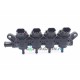 RAMPA 4 INJECTOARE LANDI RENZO GIRS 12 TIP S - VERDE RAMPA 4 INJECTOARE LANDI RENZO GIRS 12 TIP S - VERDE