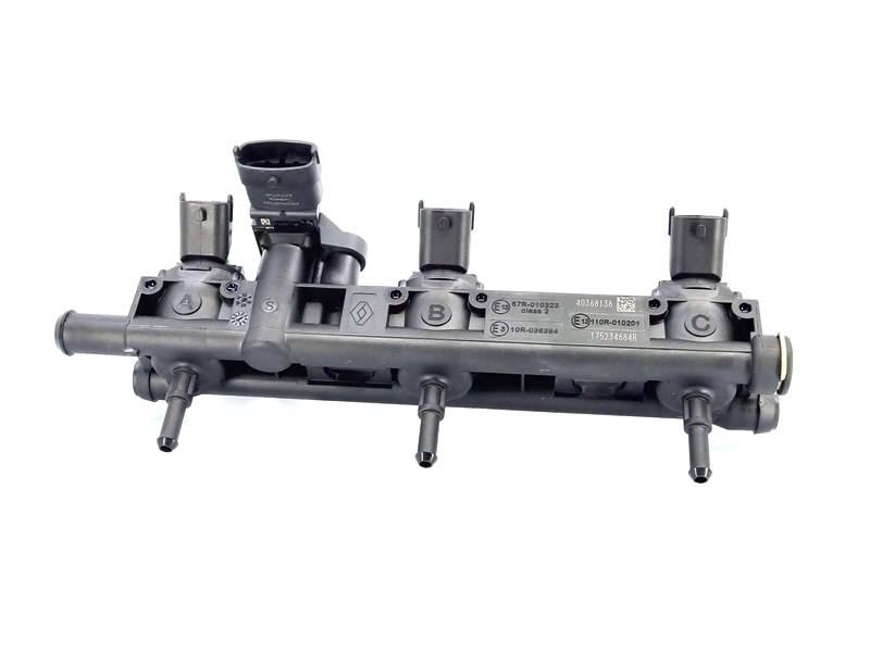 RAMPA GPL 3 INJECTOARE GIRS 12 GAMA DACIA - RENAULT CU GAZ DIN FABRICA 17 52 346 84R, 175230842R, 175236541R