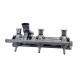 RAMPA GPL 3 INJECTOARE GIRS 12 GAMA DACIA - RENAULT CU GAZ DIN FABRICA 17 52 346 84R, 175230842R, 175236541R