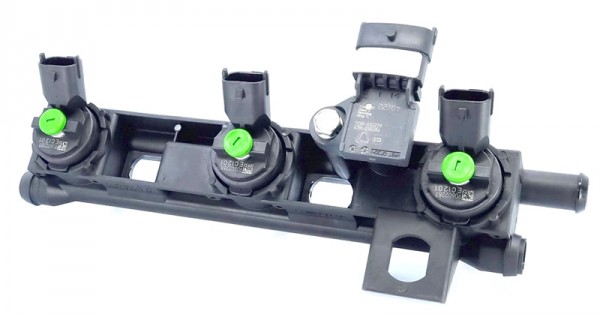 RAMPA 3 INJECTOARE LANDI RENZO GIRS 12 TIP S - VERDE - DACIA, RENAULT ...