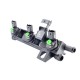 RAMPA GPL 3 INJECTOARE GIRS 12 GAMA DACIA - RENAULT CU GAZ DIN FABRICA 17 52 346 84R, 175230842R, 175236541R