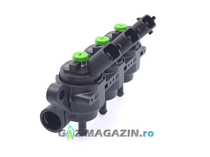 RAMPA 3 INJECTOARE LANDI RENZO GIRS 12 TIP S - VERDE RAMPA 3 INJECTOARE LANDI RENZO GIRS 12 TIP S - VERDE