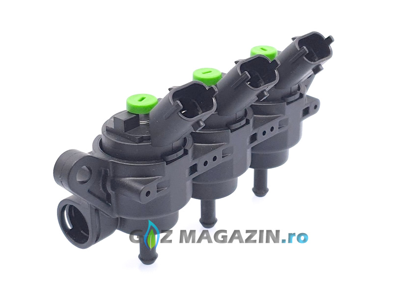 RAMPA 3 INJECTOARE LANDI RENZO GIRS 12 TIP S - VERDE RAMPA 3 INJECTOARE LANDI RENZO GIRS 12 TIP S - VERDE