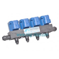 RAMPA INJECTOARE TOMASETTO IT01 PLUS  (2 OHMI) - 4 CIL.