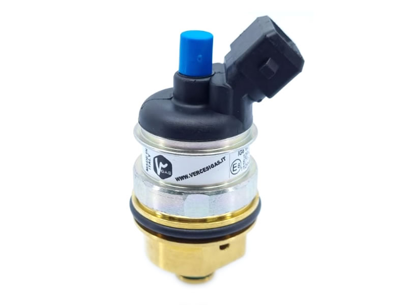 INJECTOR VERCESI GAS 5.0 (ECHIVALENT - LANDI RENZO MED GI 25-65 NEGRU/ALBASTRU)