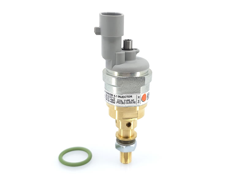 Injector Vercesi Gas 6.1, cod INJB044VRCN, echivalent BRC INO3 portocaliu