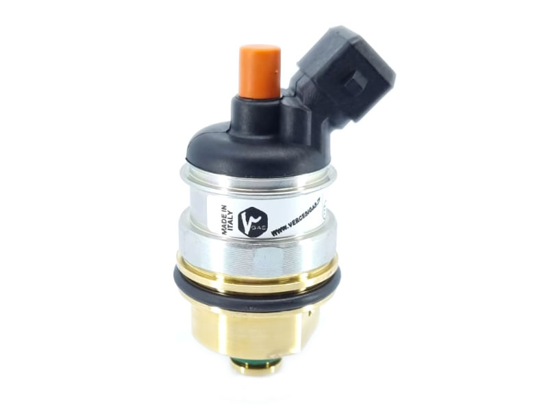 INJECTOR VERCESI GAS 5.0 (ECHIVALENT - LANDI RENZO MED GI 25-22 CU CAP VERDE/PORTOCALIU) INJECTOR VERCESI GAS 5.0 (ECHIVALENT - LANDI RENZO MED GI 25-22 CU CAP VERDE/PORTOCALIU)