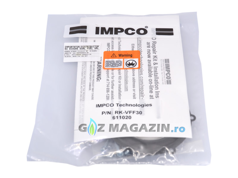 KIT REVIZIE MEMBRANE VALVA GAZ IMPCO VFF30 PT. MOTOSTIVUITOR (ORIGINAL)