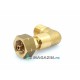 CONECTOR 21,8 X 1/14 CU COT LA 90 GRADE PT. BUTELII DE 11 KG CONECTOR 21,8 X 1/14 CU COT LA 90 GRADE PT. BUTELII DE 11 KG